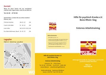 Hilfe fÃ¼r psychisch Kranke e.V. Bonn/Rhein-Sieg Externes ...