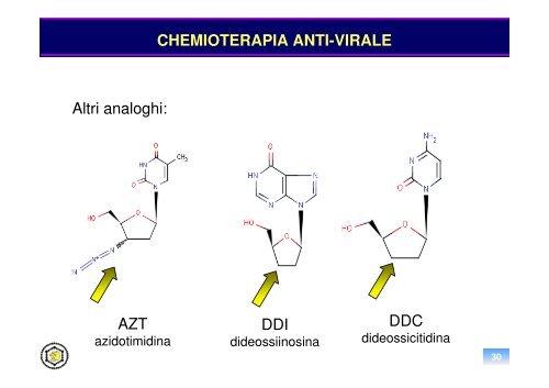 chemioterapia anti-virale - Sezione di Microbiologia