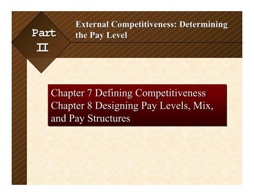 Chapter 7 -- Defining competitiveness - College of Business ...