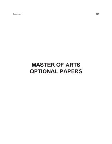 ugc optional papers - INFLIBNET Centre