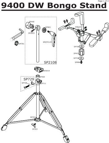 9400 DW Bongo Stand