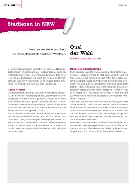 PDF-Datei - STUDI-Info.de