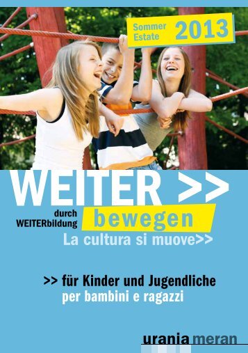 Kinder- und Jugendprogramm (1.8 MB) - urania meran