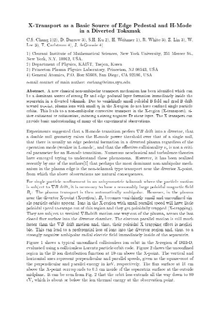 X Transport As A Basic Source Of Edge Pedestal And H Mode In A