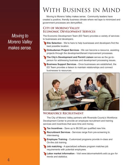 Office and Industrial Opportunities - City of Moreno Valley