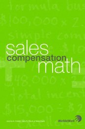 Sales Compensation Math - WorldatWork