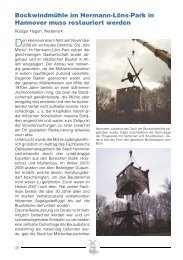 Der Bericht zur Mühle aus der Zeitschrift Mühlstein