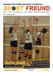 Volleyball - SPORT UNION Freistadt