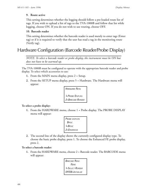 Thermo Scientific TVA-1000B Instruction Manual - Geotech ...