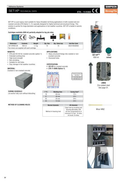 For Concrete and Masonry - Simpson Strong-Tie