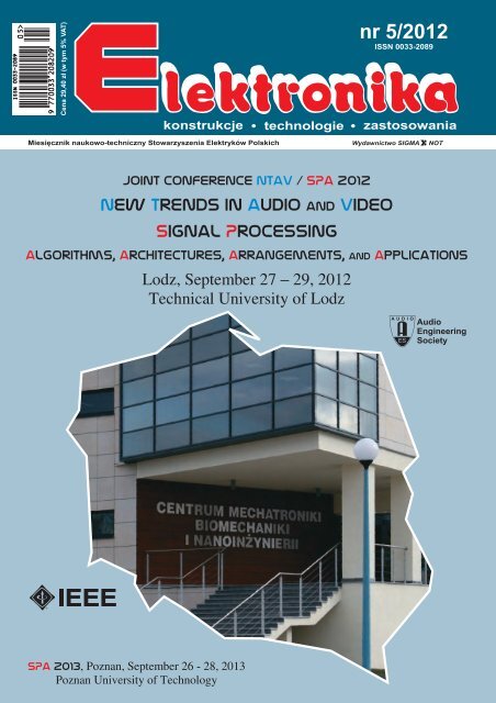 Elektronika 2012-05.pdf - Instytut SystemÃ³w Elektronicznych ...