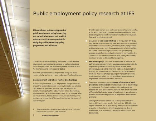 PDF of this item - The Institute for Employment Studies