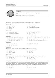 Faktorisieren von Summentermen, Bruchterme - Mathenachhilfe.ch
