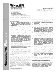UHF2150A Instructions - Emergency Vehicle Solutions