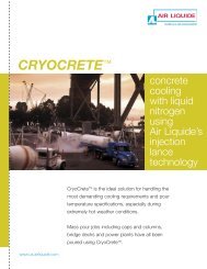 CryoCrete™ brochure - Concrete cooling technology - Air Liquide