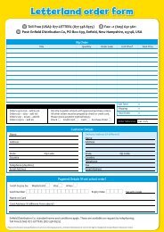 12 Price List And Order Form For Home Use Letterland
