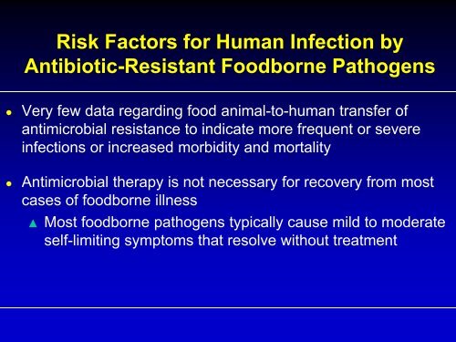 IFT Review of Antibiotic Resistance - Federation of Animal Science ...