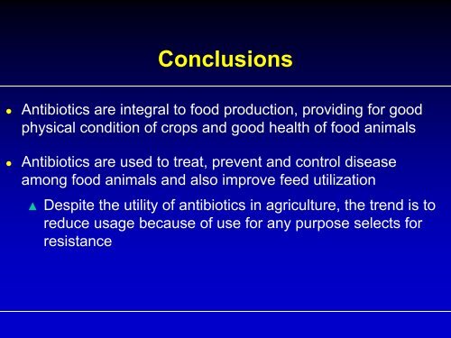 IFT Review of Antibiotic Resistance - Federation of Animal Science ...