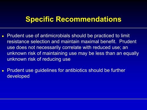 IFT Review of Antibiotic Resistance - Federation of Animal Science ...