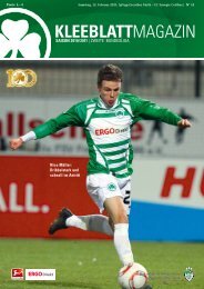 KLEEBLATTMAGAZIN - SpVgg Greuther Fürth