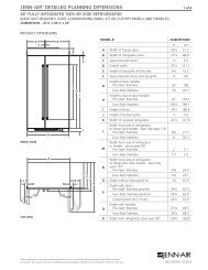 Dimension Guide - Jenn-Air