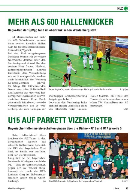 KLEEBLATTMAGAZIN - SpVgg Greuther Fürth