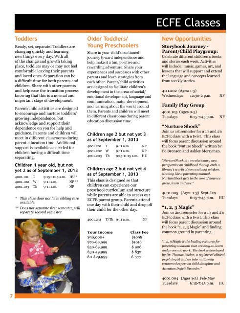 Early Childhood Registration Guide - White Bear Lake Area Schools