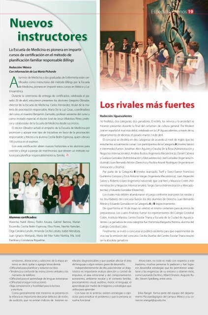 Especial alumnos - Universidad Panamericana