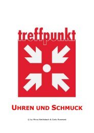 Treffpunkt Uhren und Schmuck - BWZ Rapperswil-Jona