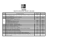 PATENT - New PTO's Official Fees - January 1, 2012