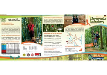 Flyer Adventura Outdoor Rothe... - Kletterwald Rothenburg