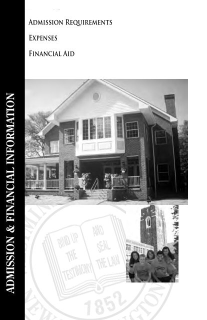 2009-2010 Undergraduate Catalog - Westminster College