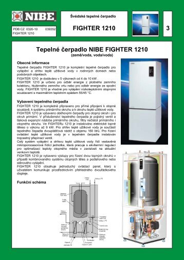 FIGHTER 1210 3 TepelnÃ© Äerpadlo NIBE FIGHTER ... - nibe-technik.cz