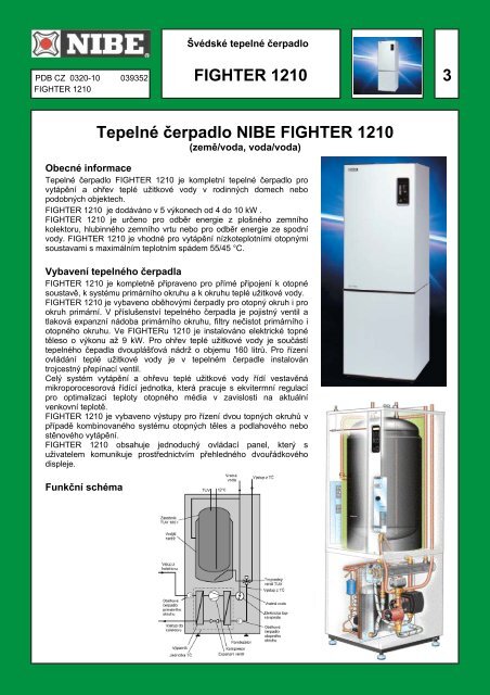 FIGHTER 1210 3 TepelnÃ© Äerpadlo NIBE FIGHTER ... - nibe-technik.cz