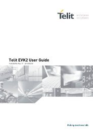 Telit EVK2 User Guide - Trenz Electronic