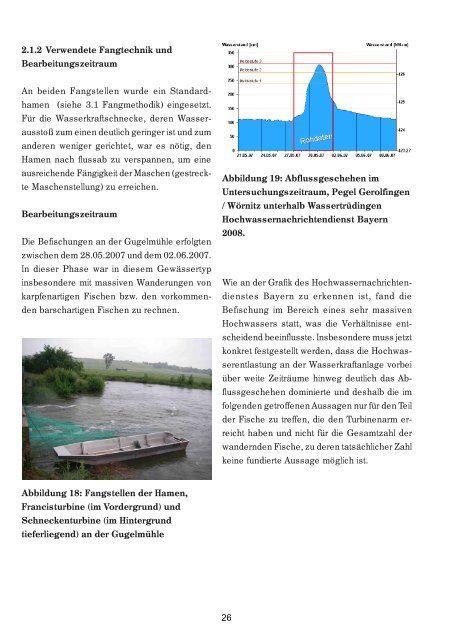 Kraftwerksuntersuchungen - Rettet die Ybbs-Äsche