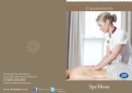 Download price list PDF - Champneys