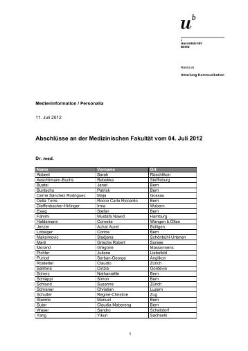 Liste der Abschlüsse (pdf, 71KB) - Abteilung Kommunikation