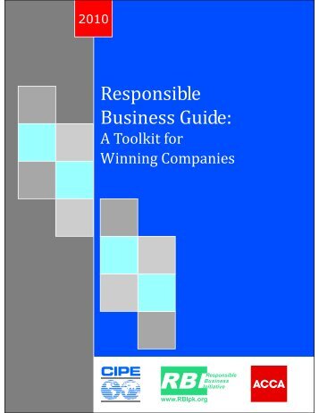 Responsible Business Guide: A Toolkit for Winning Companies