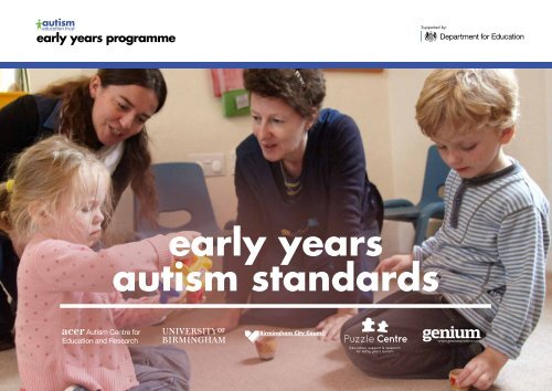 Aet Early Years Autism Standards Final