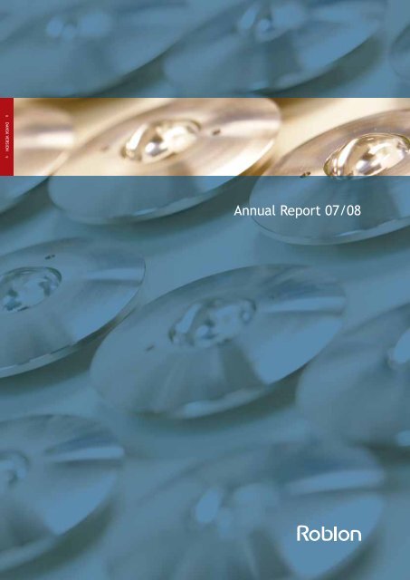 Annual Report 07/08 - Roblon A/S