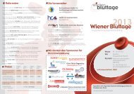 Aktuelles Programm - Plattform Blut