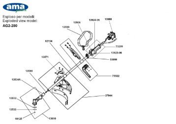 BRACCIO DECESPUGLIATORE AG2-280