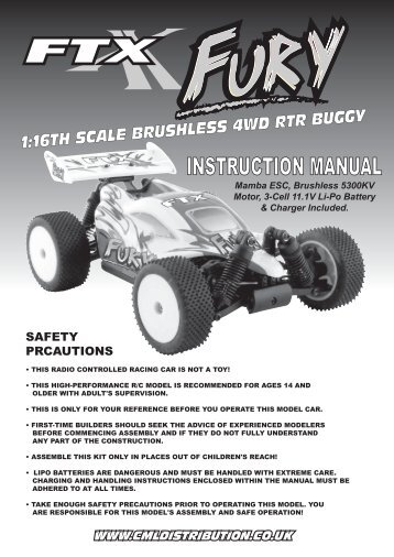 FTX Fury Manual - CML Distribution