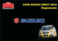 COPA SUZUKI SWIFT 2010 Reglamento