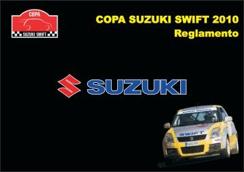 COPA SUZUKI SWIFT 2010 Reglamento