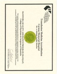 Transfusion Medicine certificate - Diagnostic Services Of Manitoba