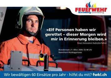 Wir bewÃ¤ltigen 60 EinsÃ¤tze pro Jahr - hi - Feuerwehr Kirchberg ...