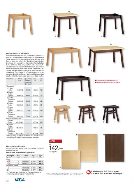 Möbelkatalog 2013 www.vega-ch.com - jobeline: vega ch