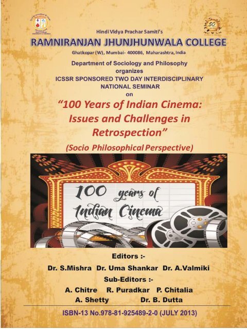 ISBN 978-81-925489-2-0 - ramniranjan jhunjhunwala college